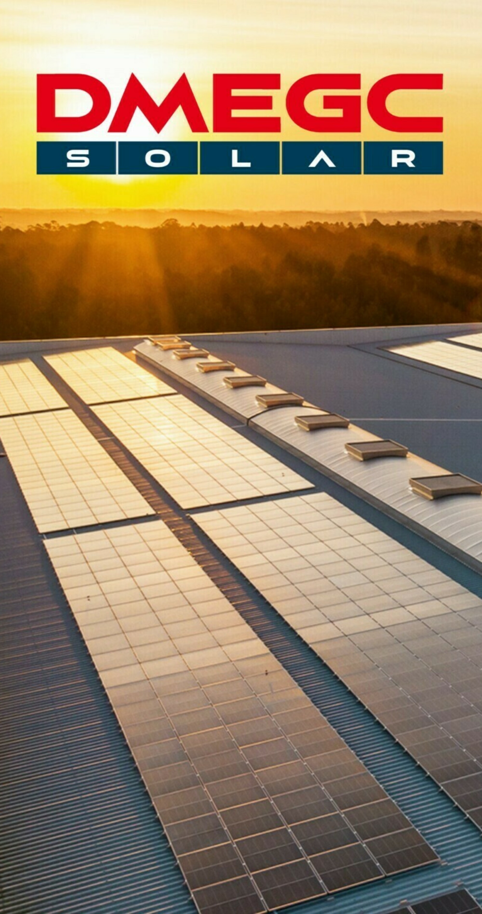 Installation de panneaux solaires DMEGC en toiture